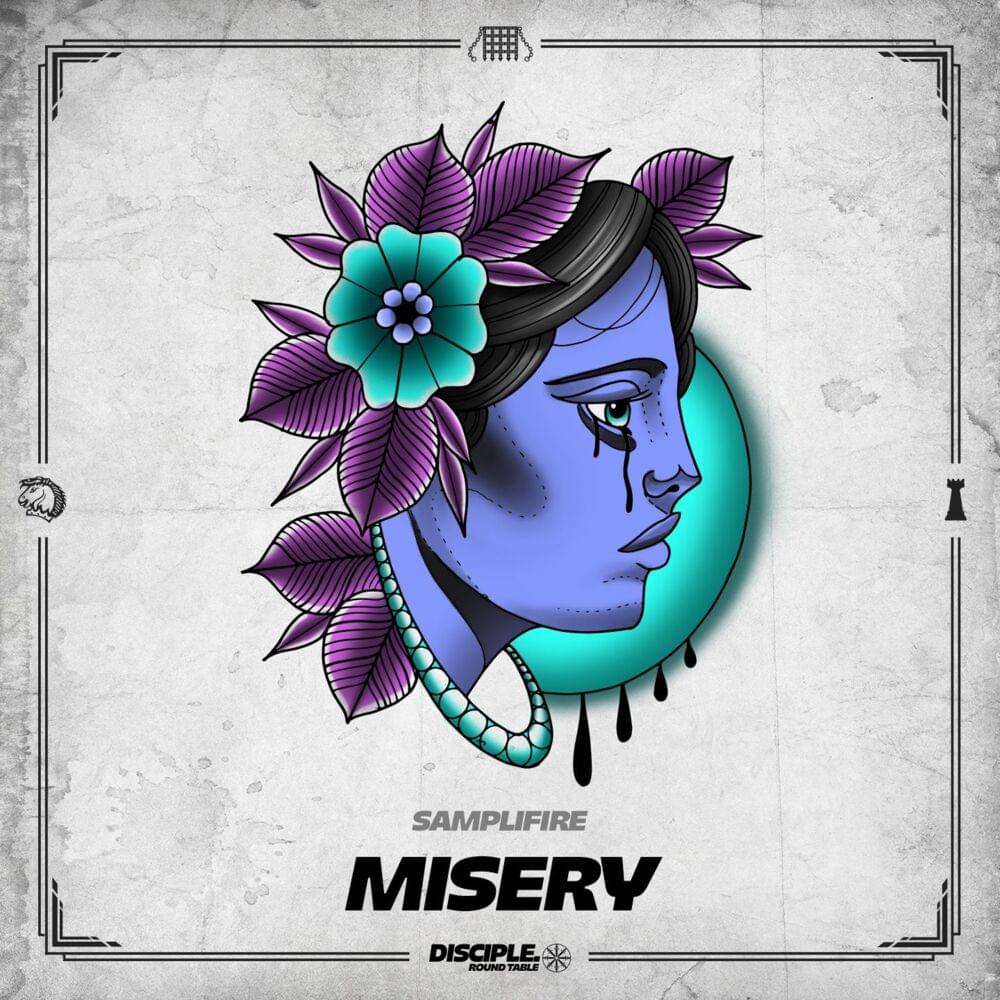 Album cover art for "Misery" by Samplifire