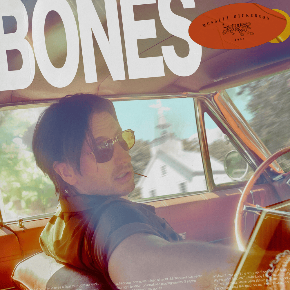 Album cover art for "Bones" by Russell Dickerson