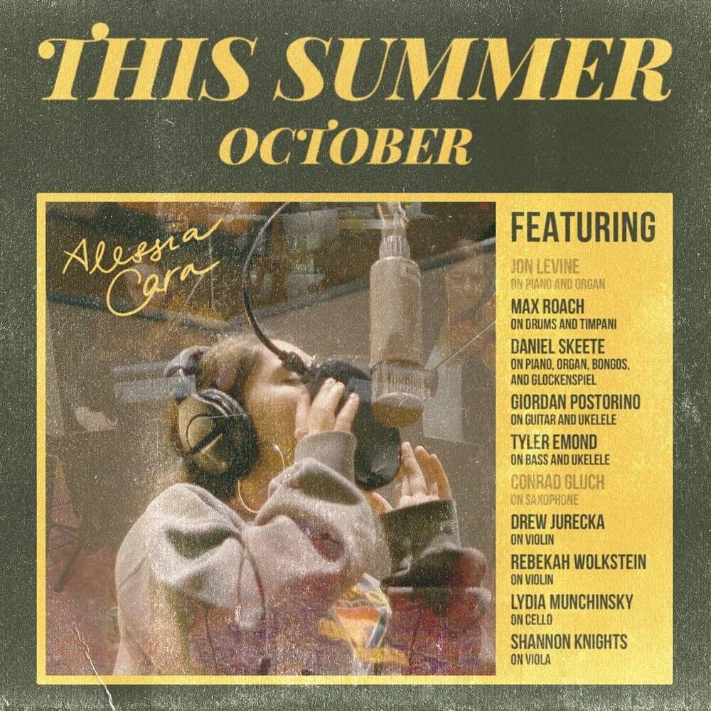Album cover art for "October (Live Off the Floor)" by Alessia Cara