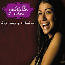 Album cover art for "Don’t Wanna Go To Bed Now" by Gabriella Cilmi