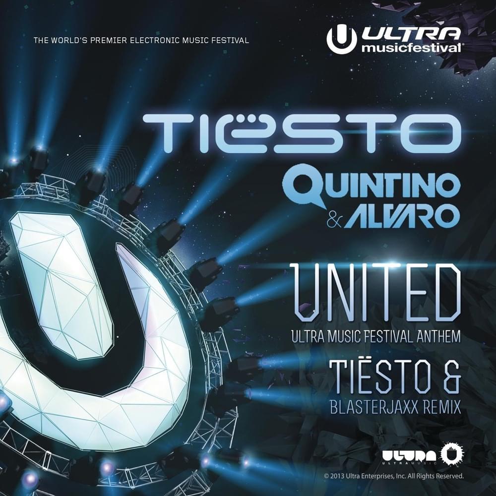 Album cover art for "United (Ultra Music Festival Anthem) [Tiësto & Blasterjaxx Remix]" by Tiësto