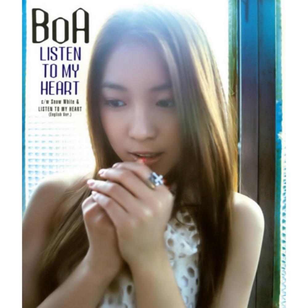 Album cover art for "LISTEN TO MY HEART" by BoA (보아)