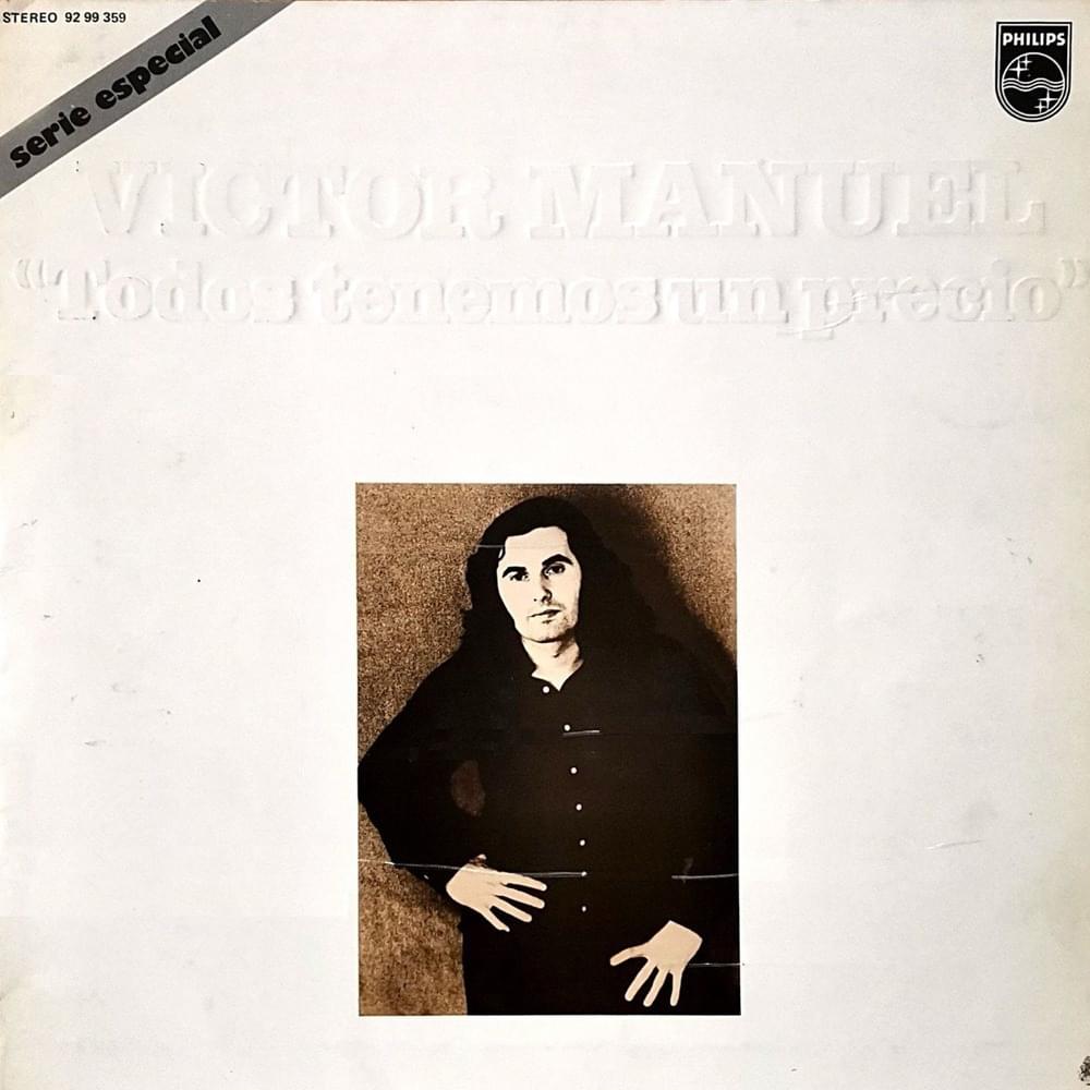 Album cover art for "Cancion para Pilar" by Víctor Manuel