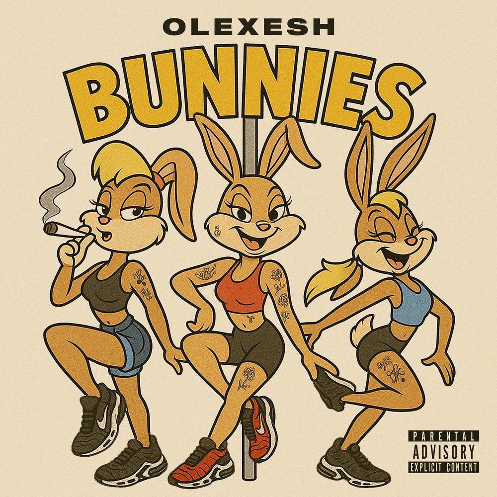 Album cover art for "Bunnies" by Olexesh