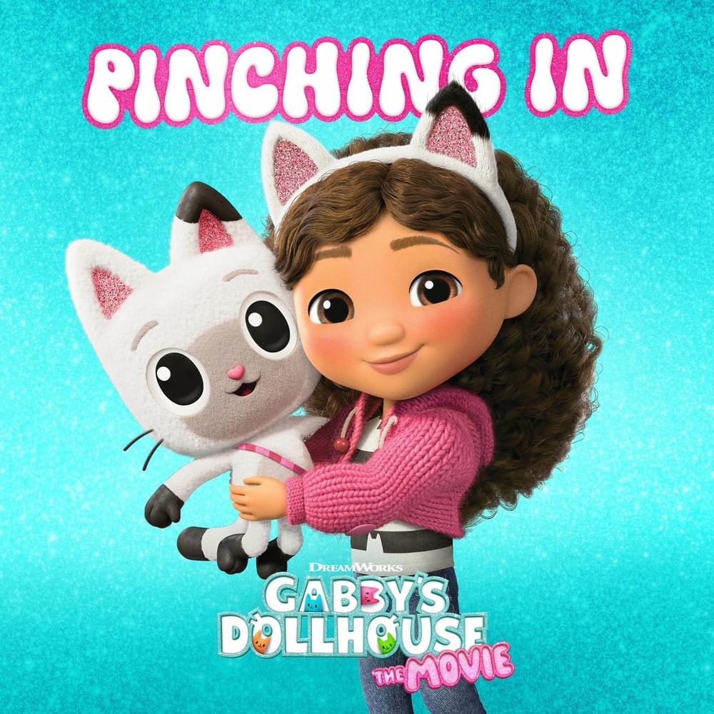 Album cover art for "Pinching In" by Gabby’s Dollhouse
