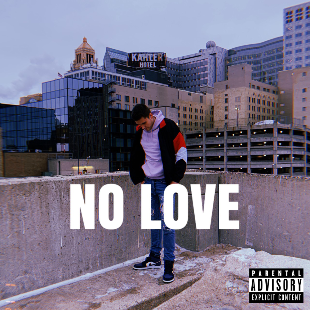 Album cover art for "No Love" by TRA (USA)