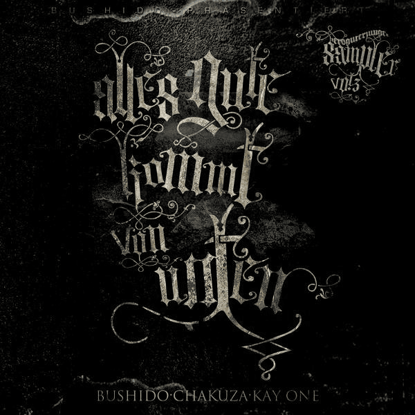 Album cover art for "Alles Gute kommt von unten" by Bushido