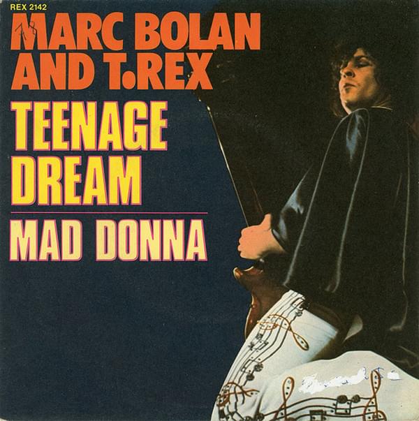Album cover art for "Mad Donna" by T. Rex