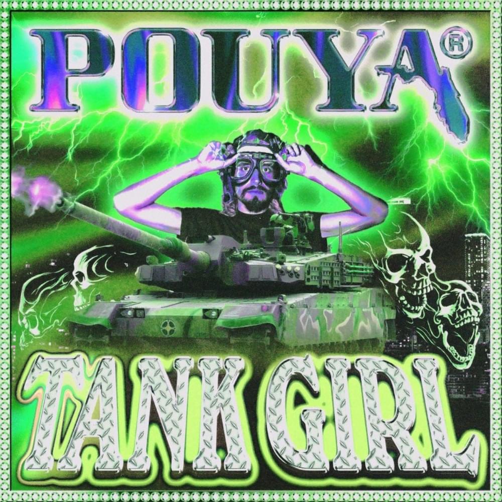 Album cover art for "TANK GIRL" by Pouya