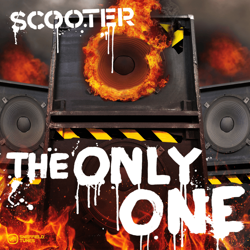 Album cover art for "The Only One" by Scooter