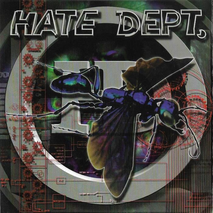 Album cover art for "Hit Back" by Hate Dept.