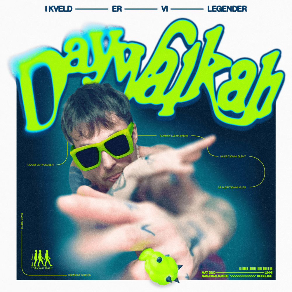Album cover art for "Daywalkah" by Mat Duo & Linni