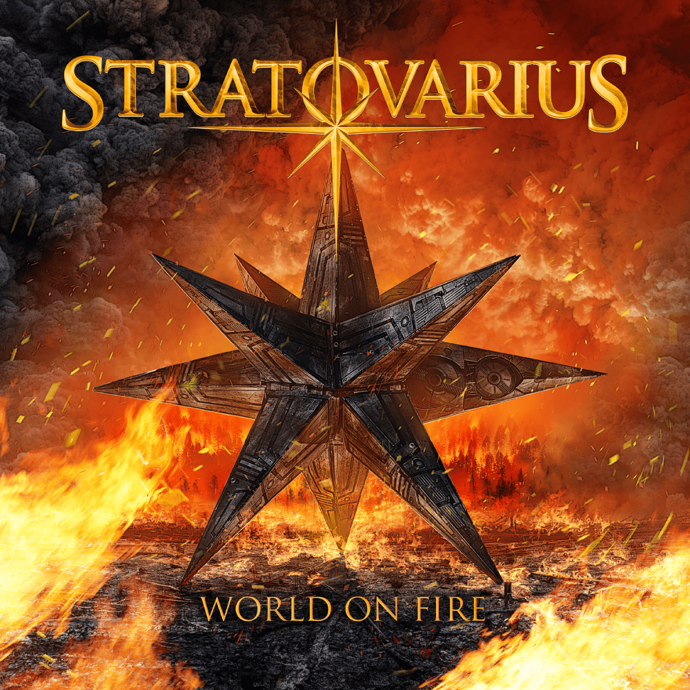 Album cover art for "World on Fire" by Stratovarius