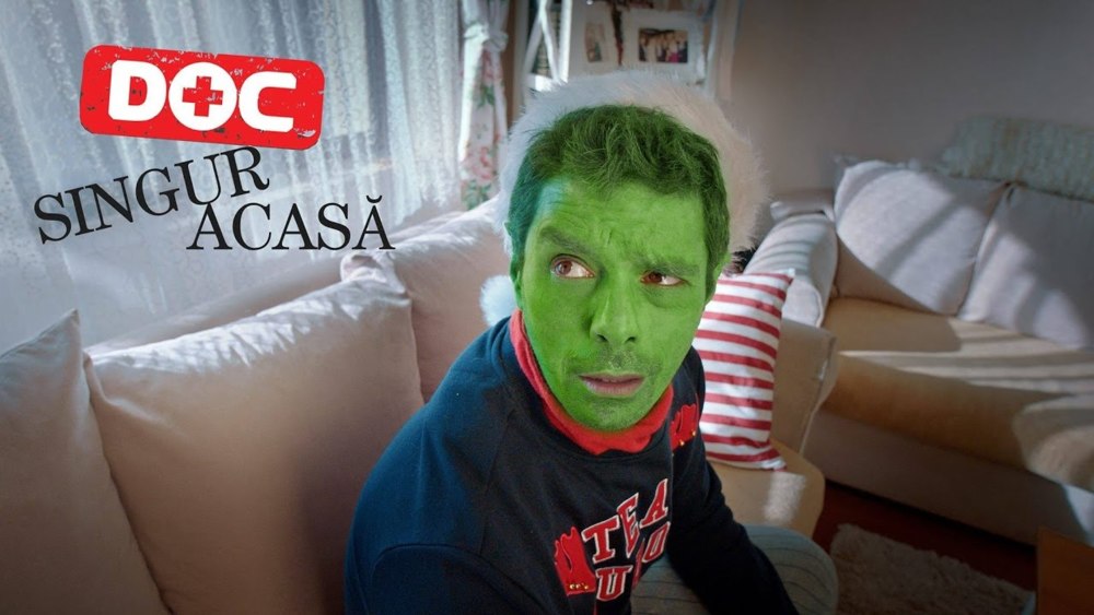Album cover art for "Singur acasă" by DOC
