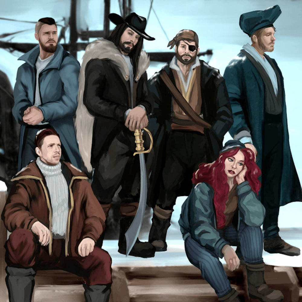 Album cover art for "Barrett’s Privateers" by Jonathan Young & Caleb Hyles & Annapantsu & Peyton Parrish & RichaadEB & Colm R. McGuinness