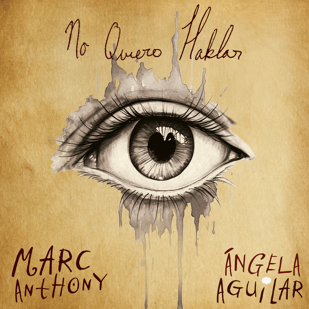 Album cover art for "No Quiero Hablar" by Ángela Aguilar