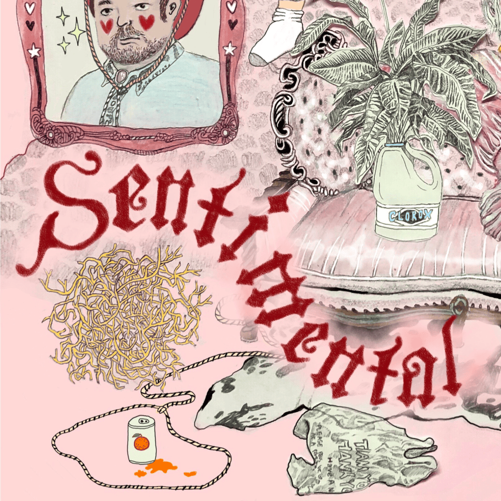 Album cover art for "Sentimental" by GUPPY (Band)