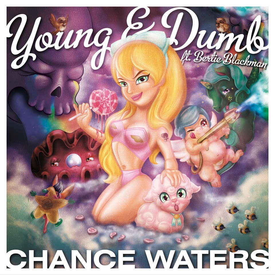 Album cover art for "Young and Dumb" by Chance Waters & Bertie Blackman