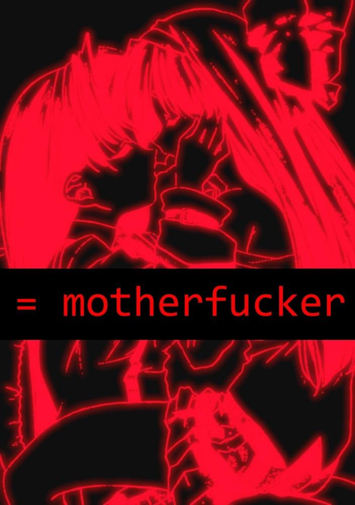 Album cover art for "FFFF00 = motherfucker" by the cock $ix ReBellion