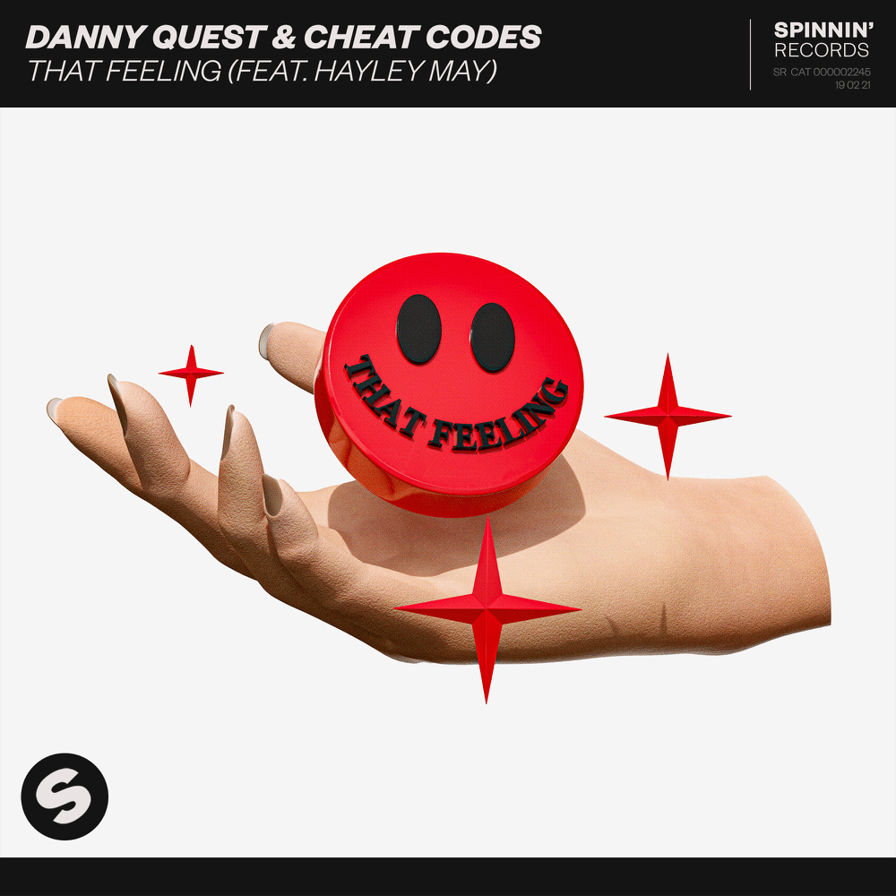 Album cover art for "That Feeling" by Danny Quest & Hayley May