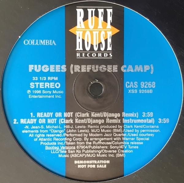 Album cover art for "Ready or Not (Clark Kent / Django Remix)" by Fugees