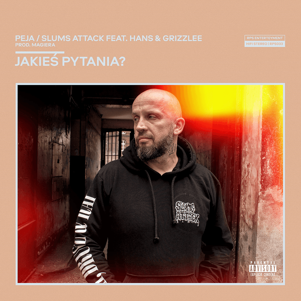 Album cover art for "Jakieś pytania?" by Peja & Grizzlee (POL) & Hans (POL)