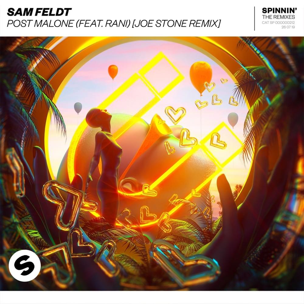 Album cover art for "Post Malone [Joe Stone Remix]" by Sam Feldt & RANI