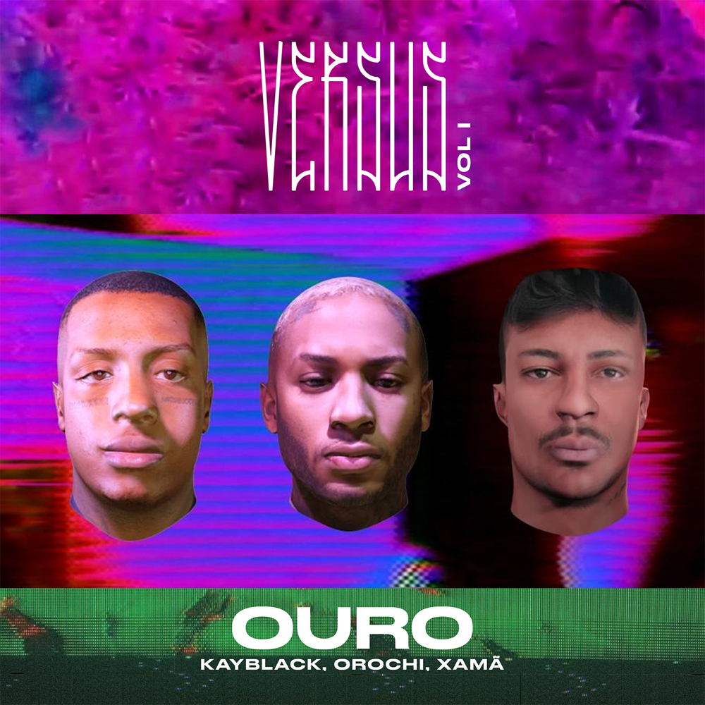 Album cover art for "Ouro" by Kayblack & Tropkillaz