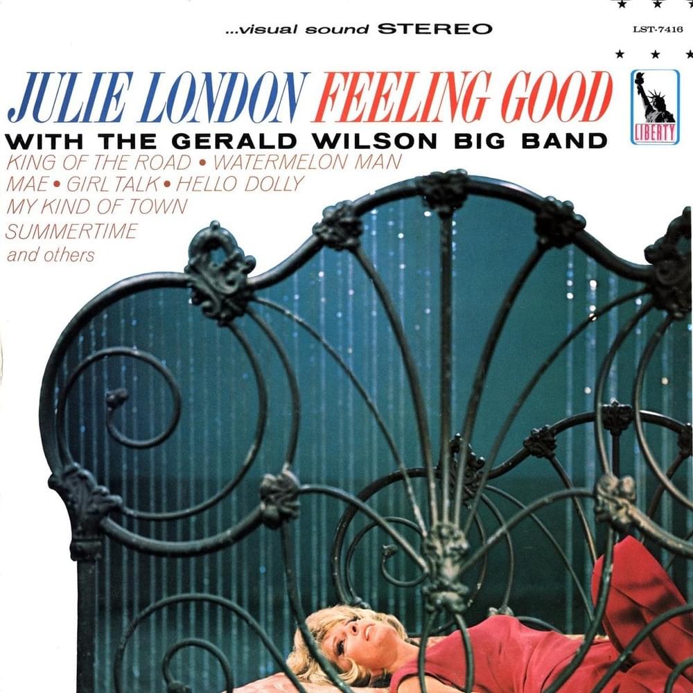 Album cover art for "Watermelon Man" by Julie London