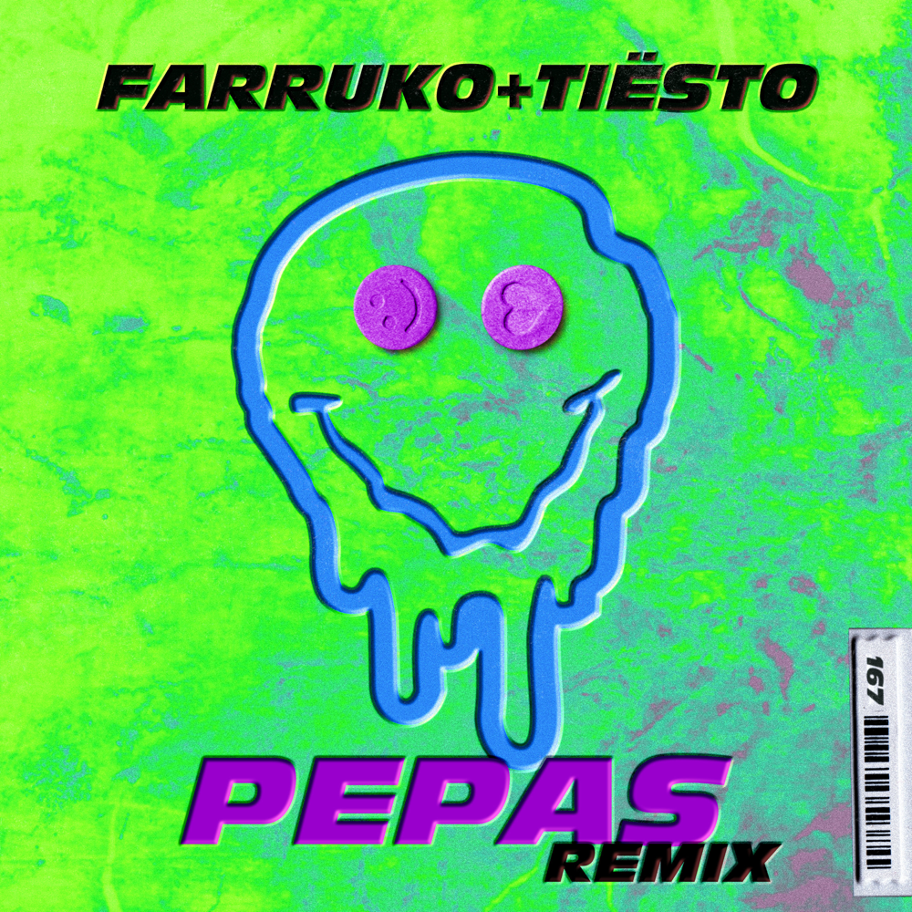 Album cover art for "Pepas (Tiësto Remix)" by Farruko