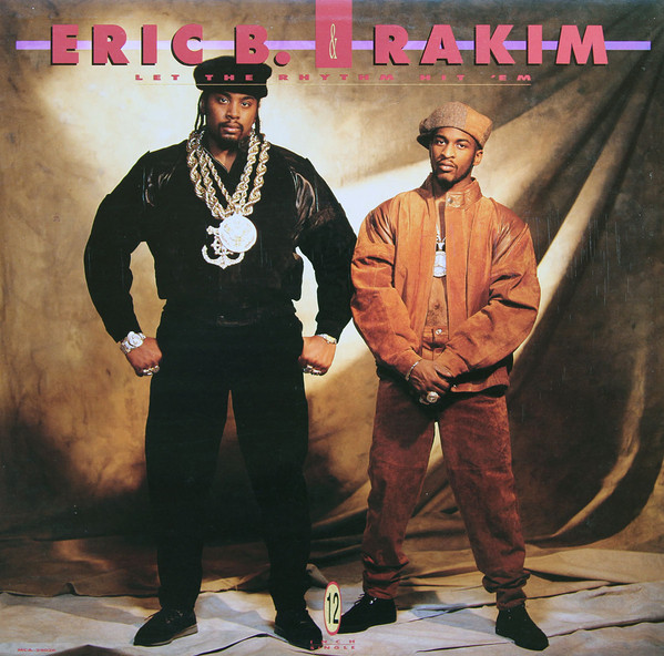 Album cover art for "Let the Rhythm Hit ’Em" by Rakim