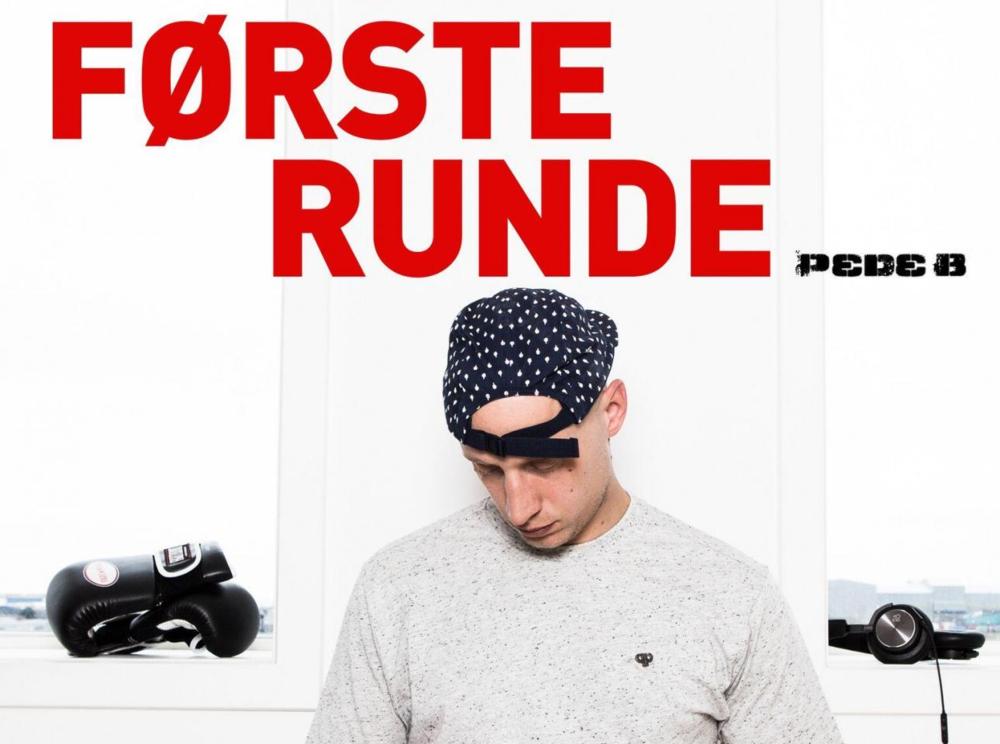 Album cover art for "Første Runde" by Pede B