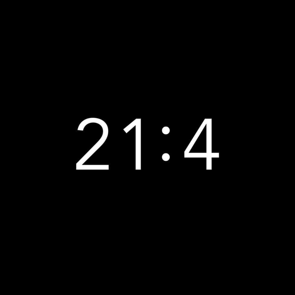 Album cover art for "21:4" by Mads Langer
