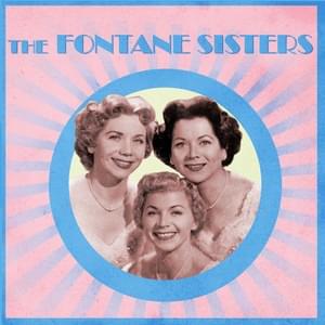 Album cover art for "Adorable" by The Fontane Sisters