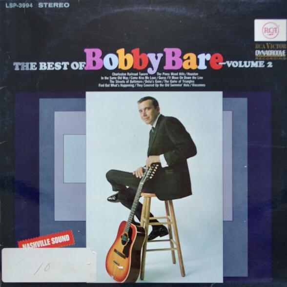 Cover image for The Best of Bobby Bare, Volume 2
