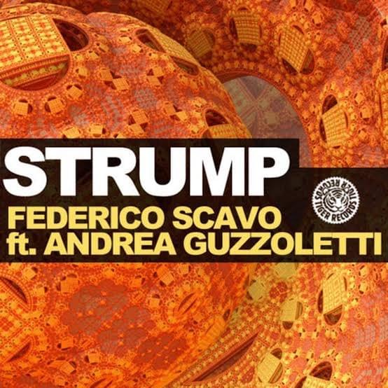Album cover art for "Strump" by Panik Records & Andrea Guzzoletti