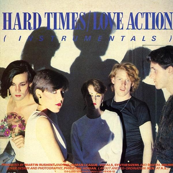 Album cover art for "Hard Times" by The Human League