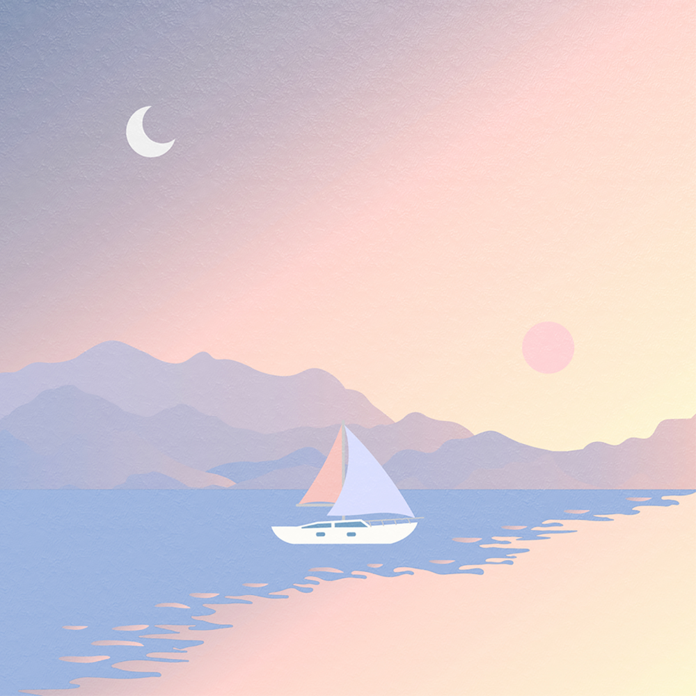 Album cover art for "Sail Away" by Surfaces