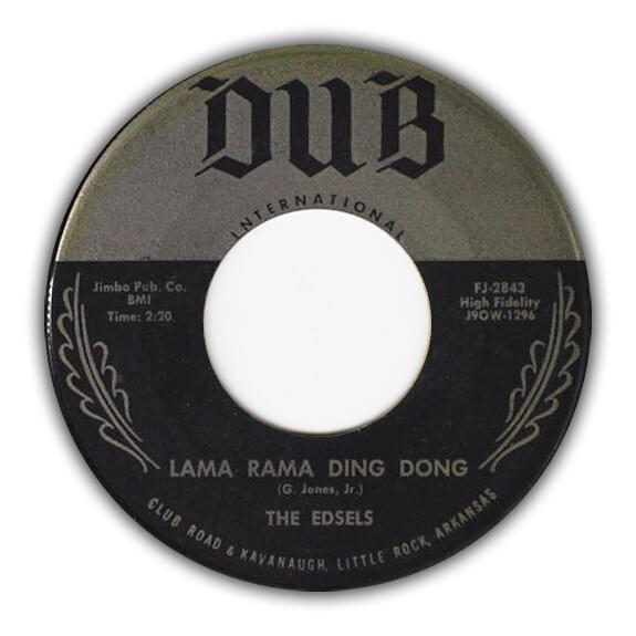Album cover art for "Rama Lama Ding Dong" by The Edsels