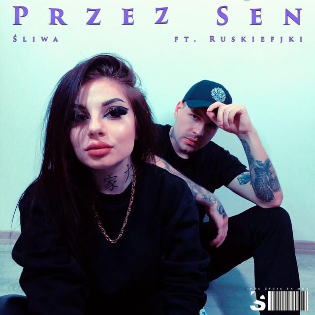 Album cover art for "Przez sen" by Śliwa & RUSKIEFAJKI