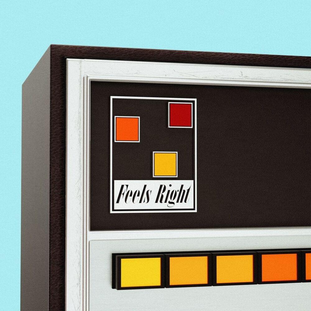 Album cover art for "Feels Right" by Roosevelt