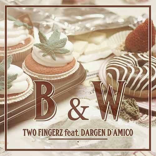Album cover art for "B&W (Contro la crisi)" by Two Fingerz & Dargen D’Amico
