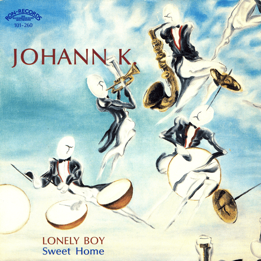 Album cover art for "Lonely Boy (Niemand mag mi’)" by Johann K.