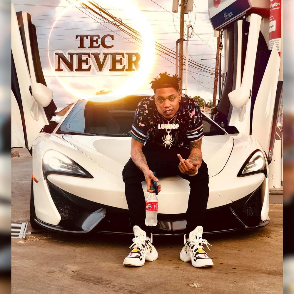 Album cover art for "Never" by TEC