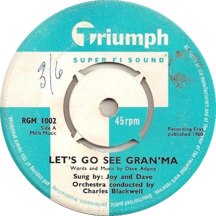 Album cover art for "Let’s Go See Gran’ma" by Joy & Dave