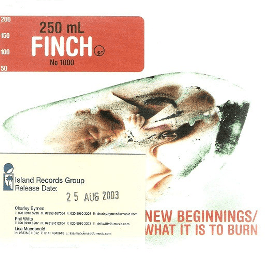 Album cover art for "New Beginnings" by Finch (USA)