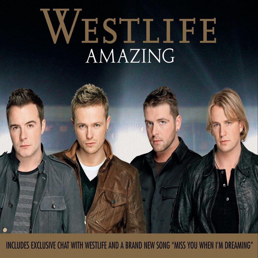 Album cover art for "Amazing" by Westlife