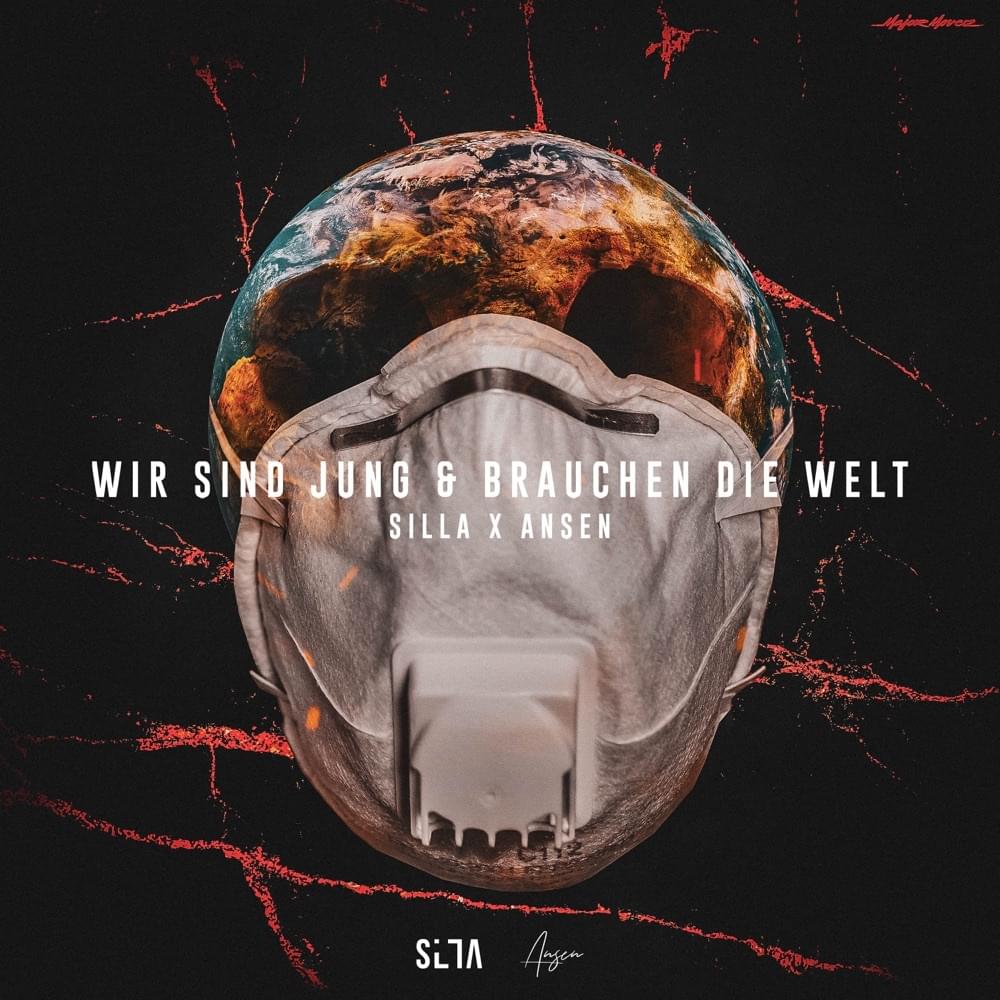 Album cover art for "Wir sind jung & brauchen die Welt" by Silla