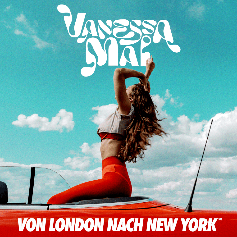 Album cover art for "Von London nach New York" by Vanessa Mai
