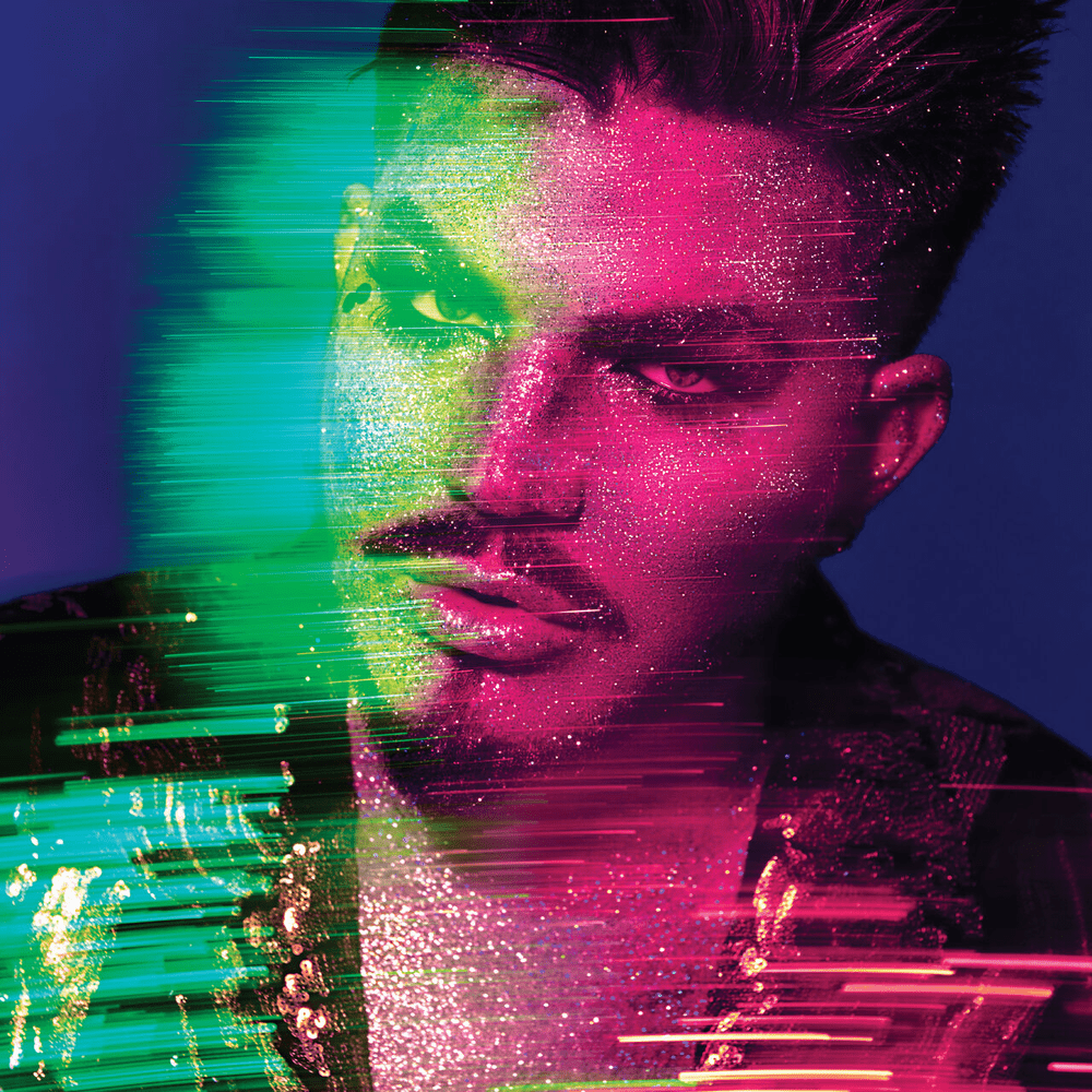 Album cover art for "Holding Out for a Hero" by Adam Lambert